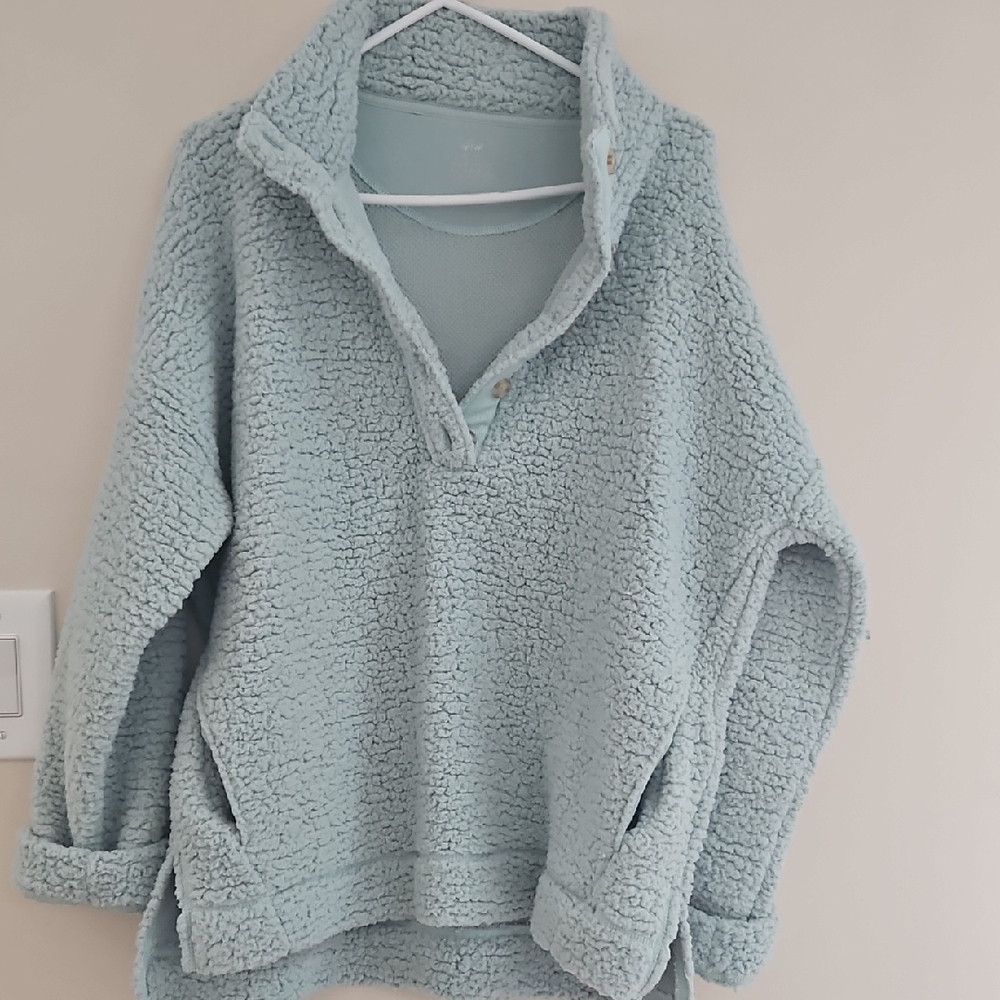 Aerie Light Blue Casual Top